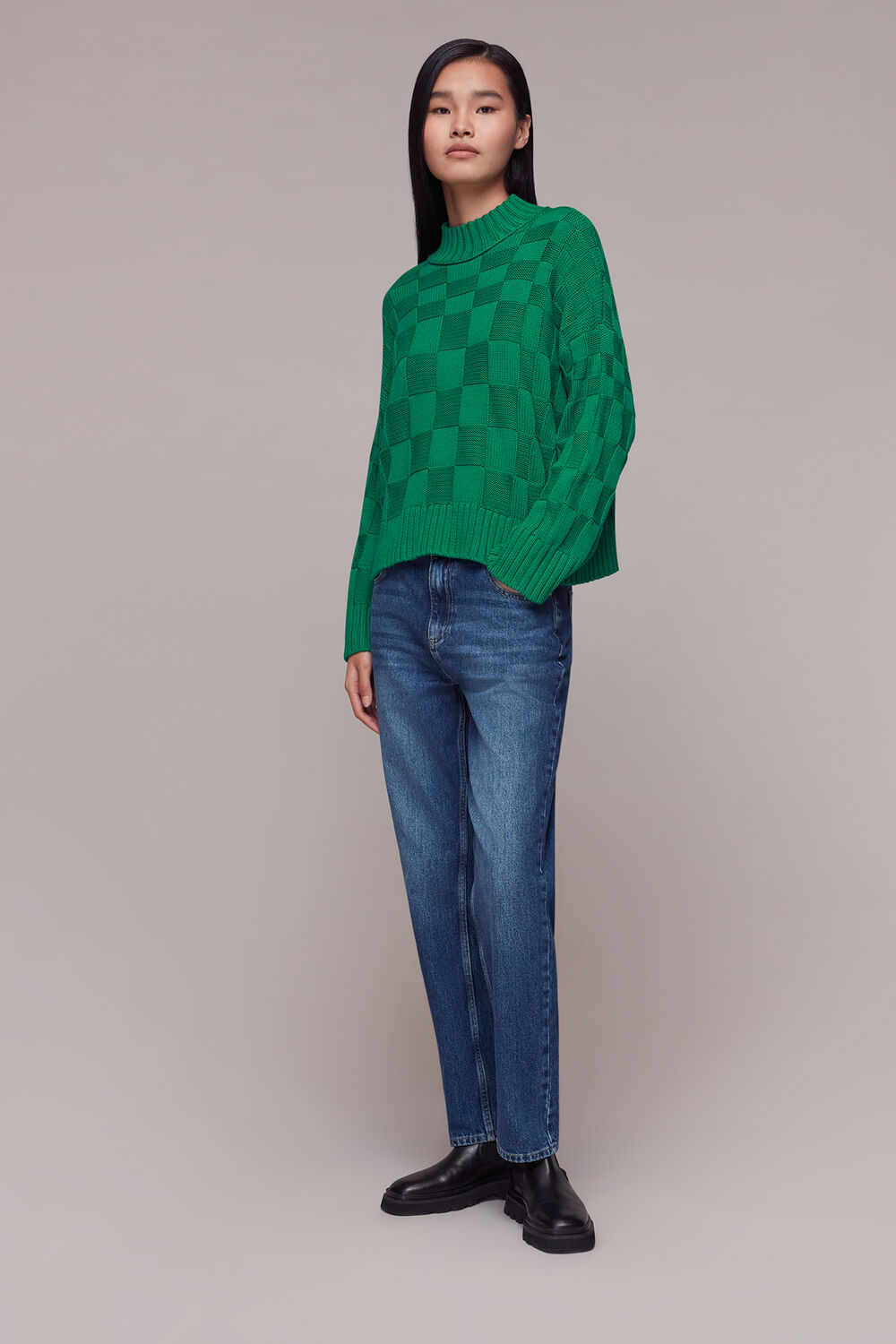 Texture Check Sweater